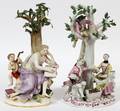 MEISSEN  FRENCH PORCELAIN FIGURE GROUPS TWO