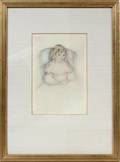 MARY CASSATT DRYPOINT