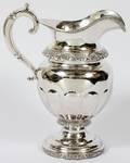 WILLIAM GALE AMERICAN COIN SILVER WATER PITCHER