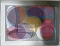 YAACOV AGAM COLOR SILKSCREEN AGAMOGRAPH