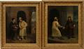 ENGLISH OILS ON CANVAS PAIR CA LATE 19TH C