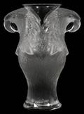 LALIQUE MACAO FROSTED GLASS VASE 3599