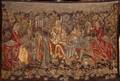 ENGLISH NEEDLEWORK TAPESTRY C 1800