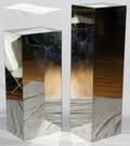 MODERN CHROME PEDESTALS