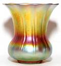 STEUBEN GOLD AURENE GLASS VASE
