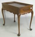 Queen Anne style mahogany tea table