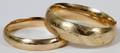 GOLD BANGLE BRACELETS 2PCS