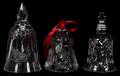 WATERFORD CUT CRYSTAL BELLS 3 PCS
