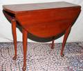 041108 QUEEN ANNE MAHOGANY DROPLEAF TABLE 18TH C