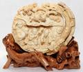 031108 CHINESE IVORY CARVING OF THE SEVEN LUCKY GODS