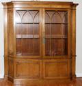 REGENCY STYLE WALNUT BREAKFRONT