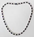 052062 1966 CT SAPPHIRE  1402 CT DIAMOND NECKLACE