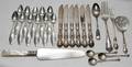 031154 ASSORTED STERLING  COIN FLATWARE 25 PIECES