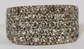 FANCY 163CT DIAMOND PAVE LADYS BAND SIZE 65