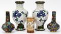 060071 CLOISONN  KATANI VASES FIVE PIECES