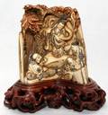 051139 CHINESE IVORY CARVING H 4 12 L 4