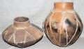 041161 NAVAJO POTTERY VESSELS TWO 11  8