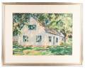 John Whorf Cape Cod Home Watercolor on Paper