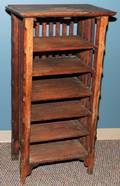 030085 AMERICAN ARTS AND CRAFTS BOOK SHELF C1900