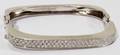 022139 18 KT WHITE GOLD  DIAMOND BANGLE BRACELET