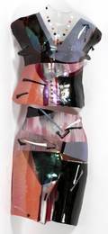 MARILYN CATLOW STUDIO GLASS BODY SCULPTURE 2