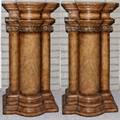 061160 CLASSICAL STYLE PEDESTALS PAIR H 42 W 19