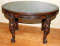 052141 ANTIQUE MAHOGANY OCCASIONAL TABLE 19TH C H 22