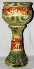 041184 ROSEVILLE POTTERY JARDINIRE  PEDESTAL