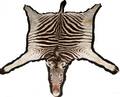040078 AFRICAN TROPHY BURCHELLS ZEBRA SKIN RUG 9