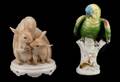 Two Porcelain Figurines of Animals Marked