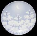 030104 BING  GRONDAHL PORCELAIN CHRISTMAS PLATE 1896