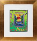 022177 PETER MAX PHOTOMECHANICAL PRINT  ACRYLIC 12