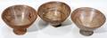 061193 PRECOLUMBIAN POTTERY BOWLS THREE H 4 14