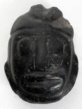 061209 INUIT CARVED STONE MASK L 3 14