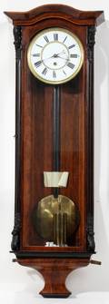 060127 BIEDERMEIER STYLE VIENNA ROSEWOOD 34 WALL CLOC