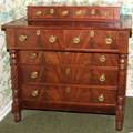 052149 AMERICAN EMPIRE MAHOGANY CHEST OF DRAWERS