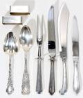 051181 STERLING FLATWARE  NAPKIN RINGS EIGHT PIECES