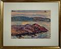 050084 GIFFORD BEAL WATERCOLOR 10 X 14 SHORELINE