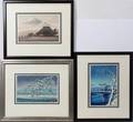 042145 HASUI KAWASE COLOR WOODBLOCK PRINTS THREE