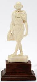 041247 INDIAN IVORY MAHATMA GANDHI FIGURE 5