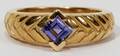 031244 14KT YELLOW GOLD  TANZANITE RING