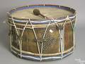 Painted military drum