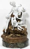 022229 BRONZE  BISQUE SCULPTURE POSSIBLY SEVRES