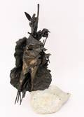 Lilyan Barchoff War Bronze Sculpture