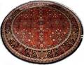 KASHAN DESIGN ROUND ORIENTAL RUG
