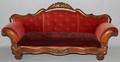 AMERICAN EMPIRE CARVED MAHOGANY SOFA C 1840