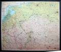 060182 WWII US MILITARY ISSUE CLOTH MAP OF EUROPE