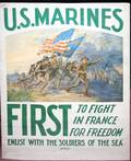 060180 WW1 MARINES ENLISTMENT POSTER C 191418