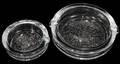 040139 STEUBEN GLASS ASHTRAYS TWO