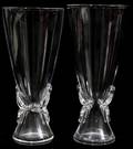 040133 STEUBEN GLASS VASES PAIR 9